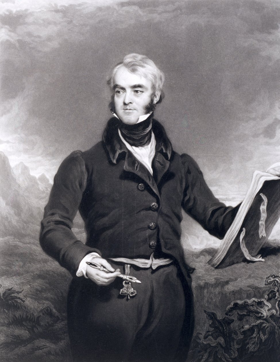 William Brockedon (1787–1854), 1834 (mezzotintgravering) av C. Turner