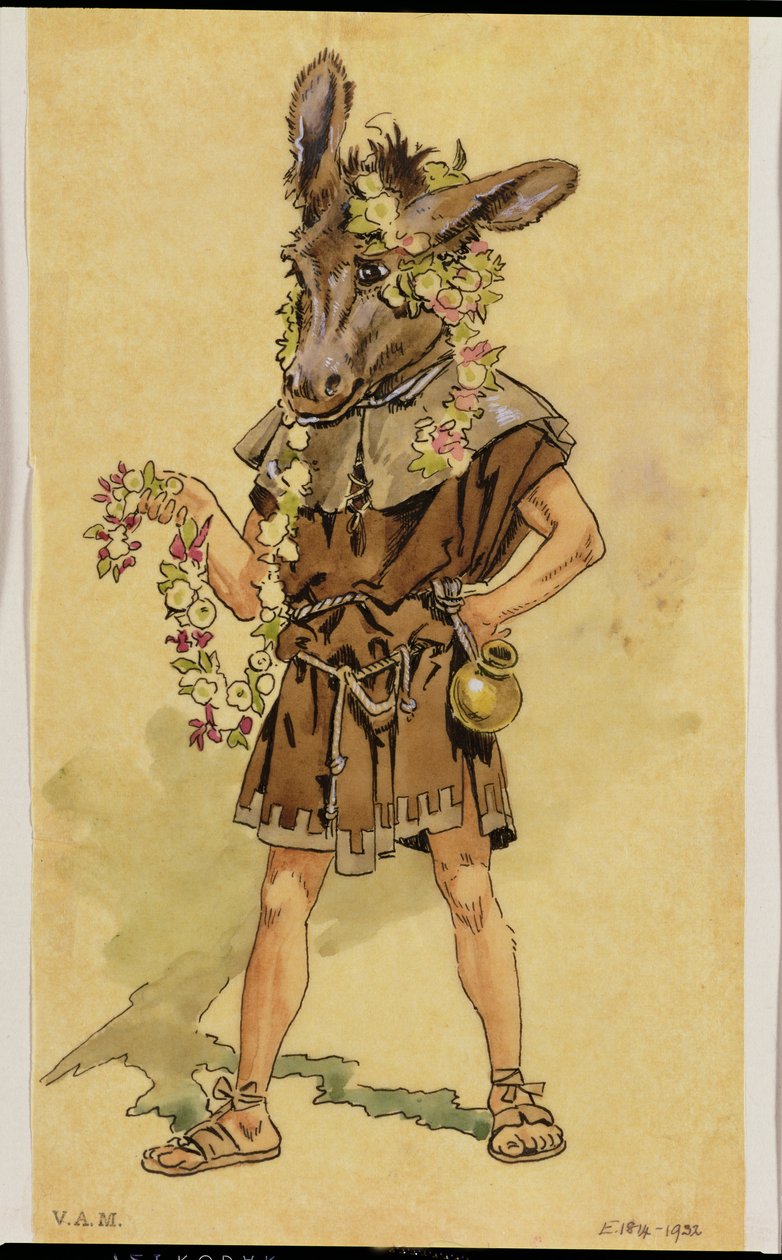 Nederst, kostymedesign for A Midsummer Night