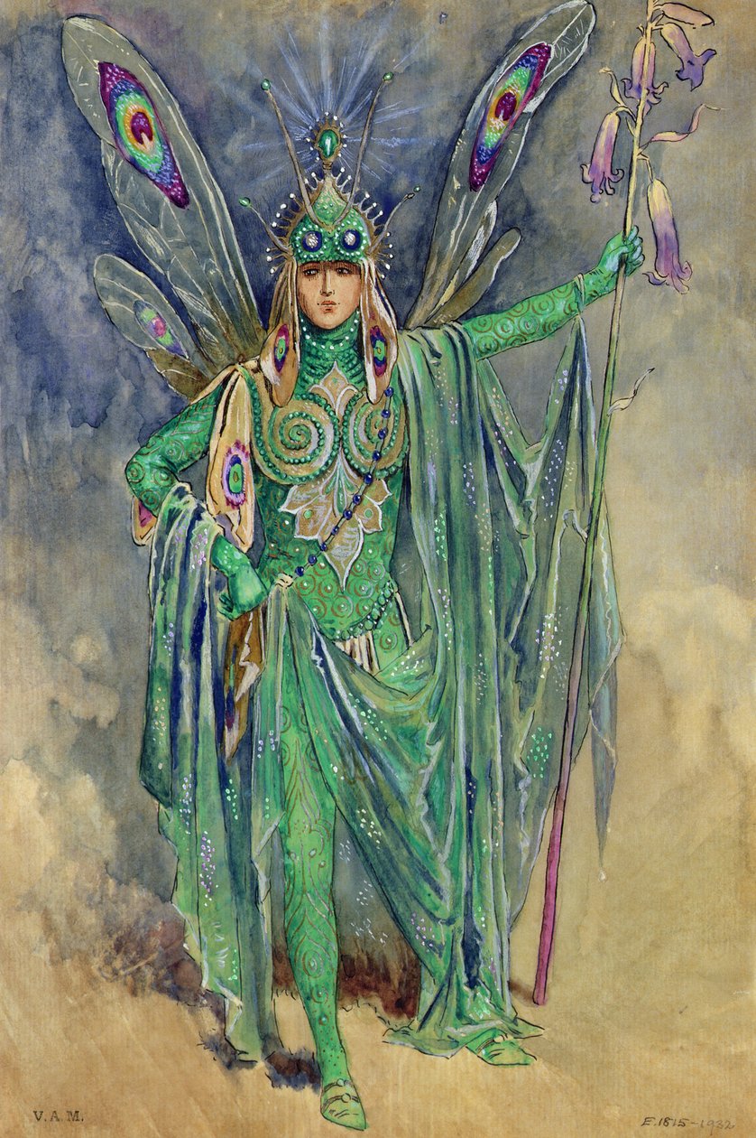 Oberon, kostymedesign for A Midsummer Night