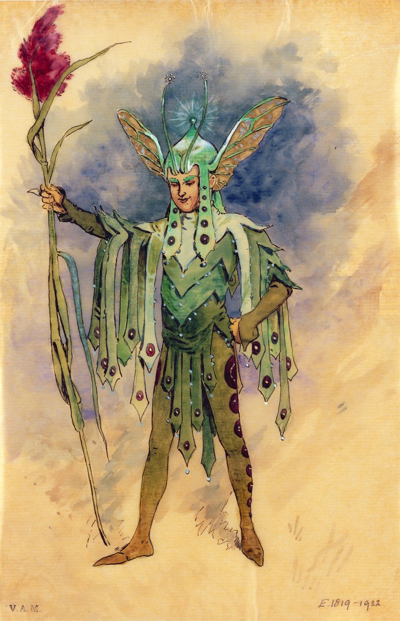 Peaseblossom, kostymedesign for A Midsummer Night