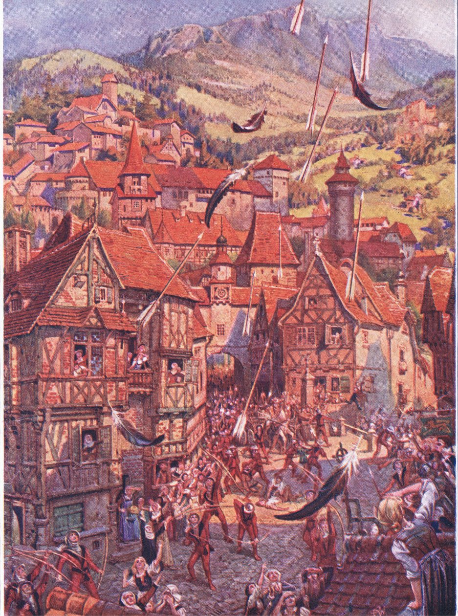 Sjakter fløy rundt, fra The Child of the Air pub. av Duckworth, 1910 av C. Wilhelm