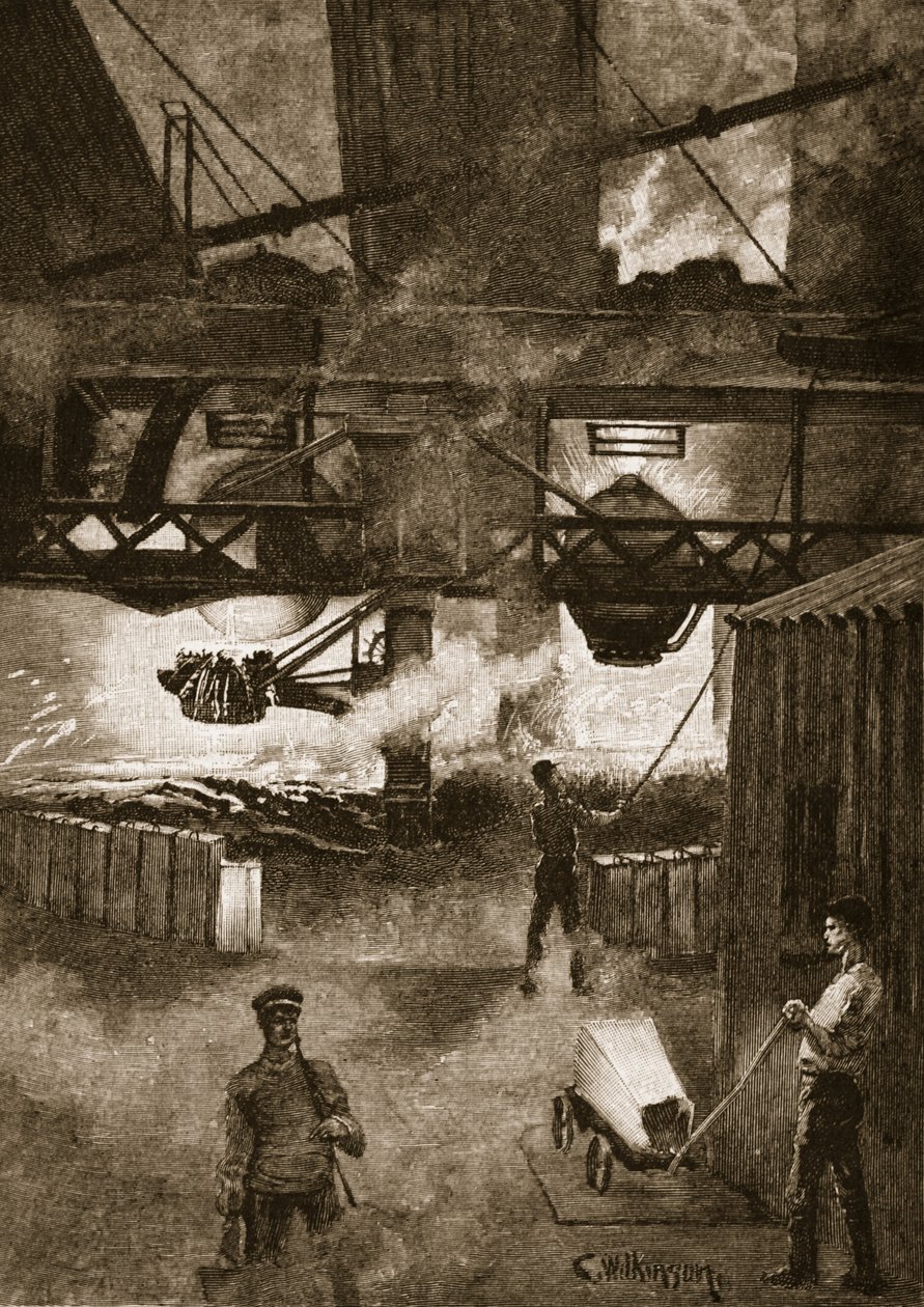 The Bessemer Process, illustrasjon fra 