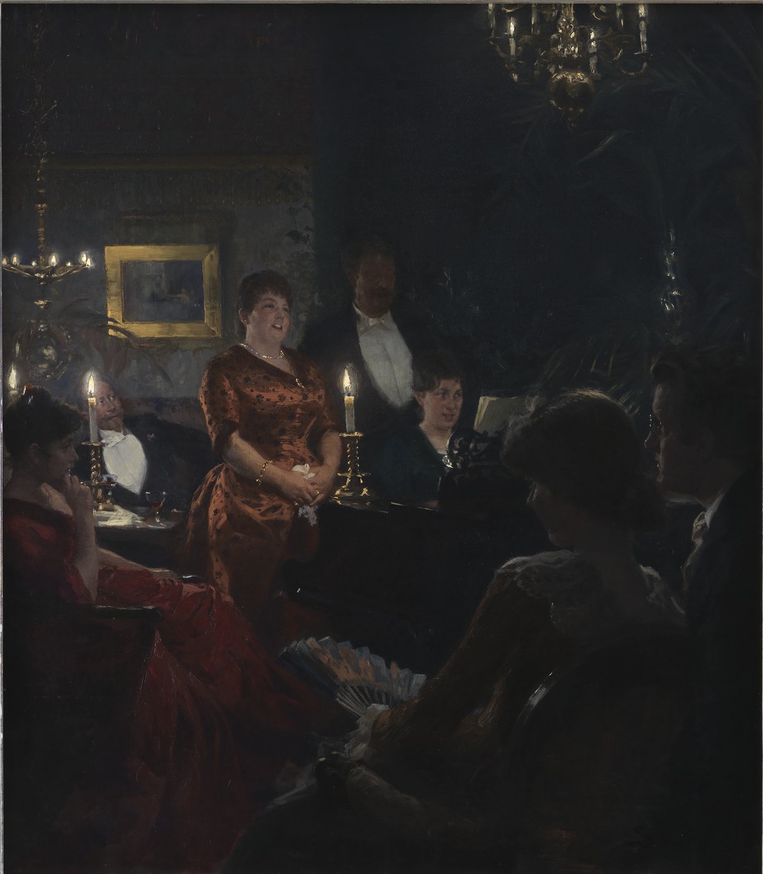 Portrett av fru Gumperd av C.A. Jensen