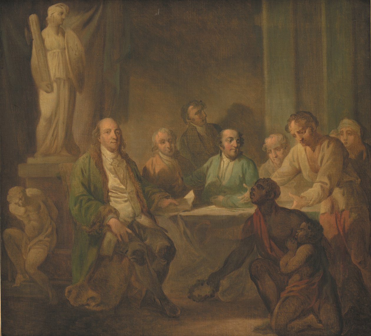 Homage til Benjamin Franklin av C.A. Lorentzen