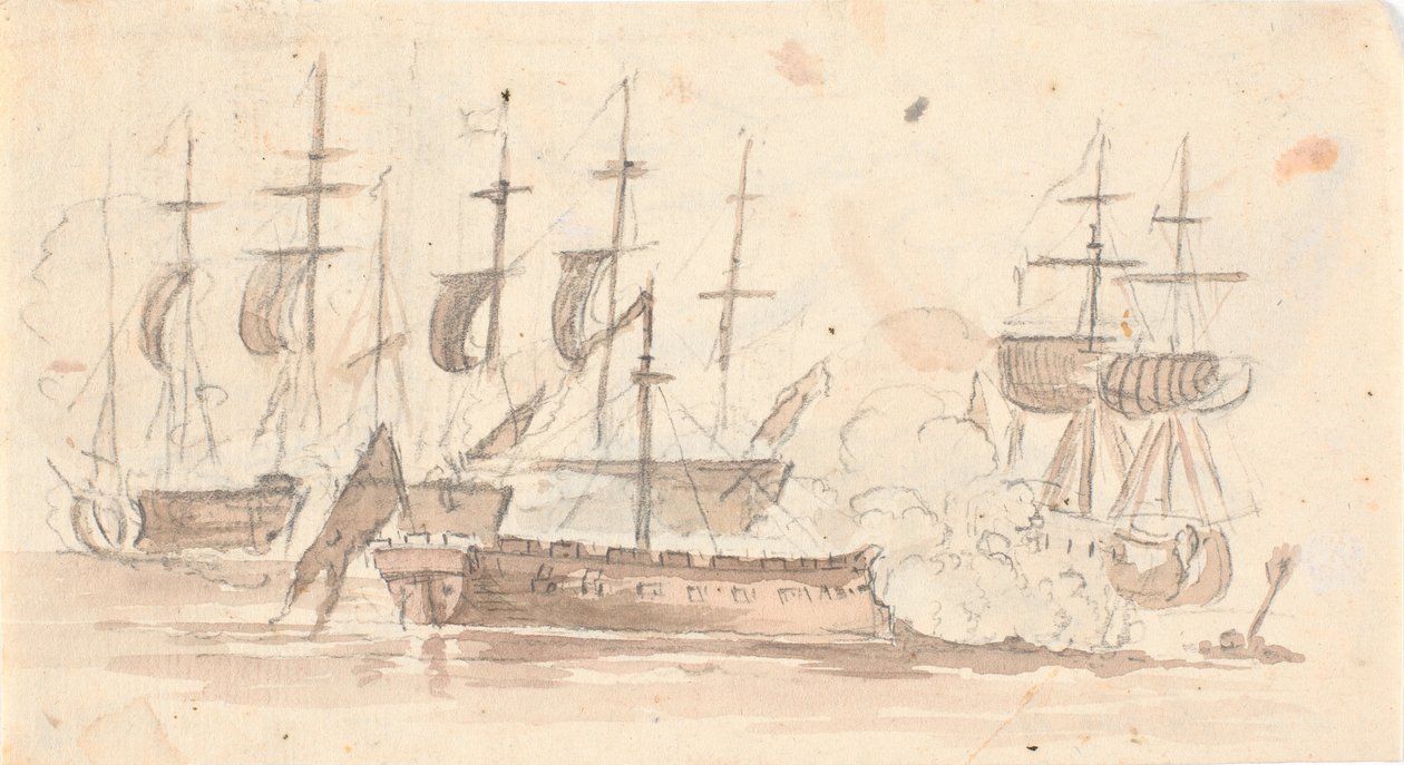 Slaget om havet av C.A. Lorentzen