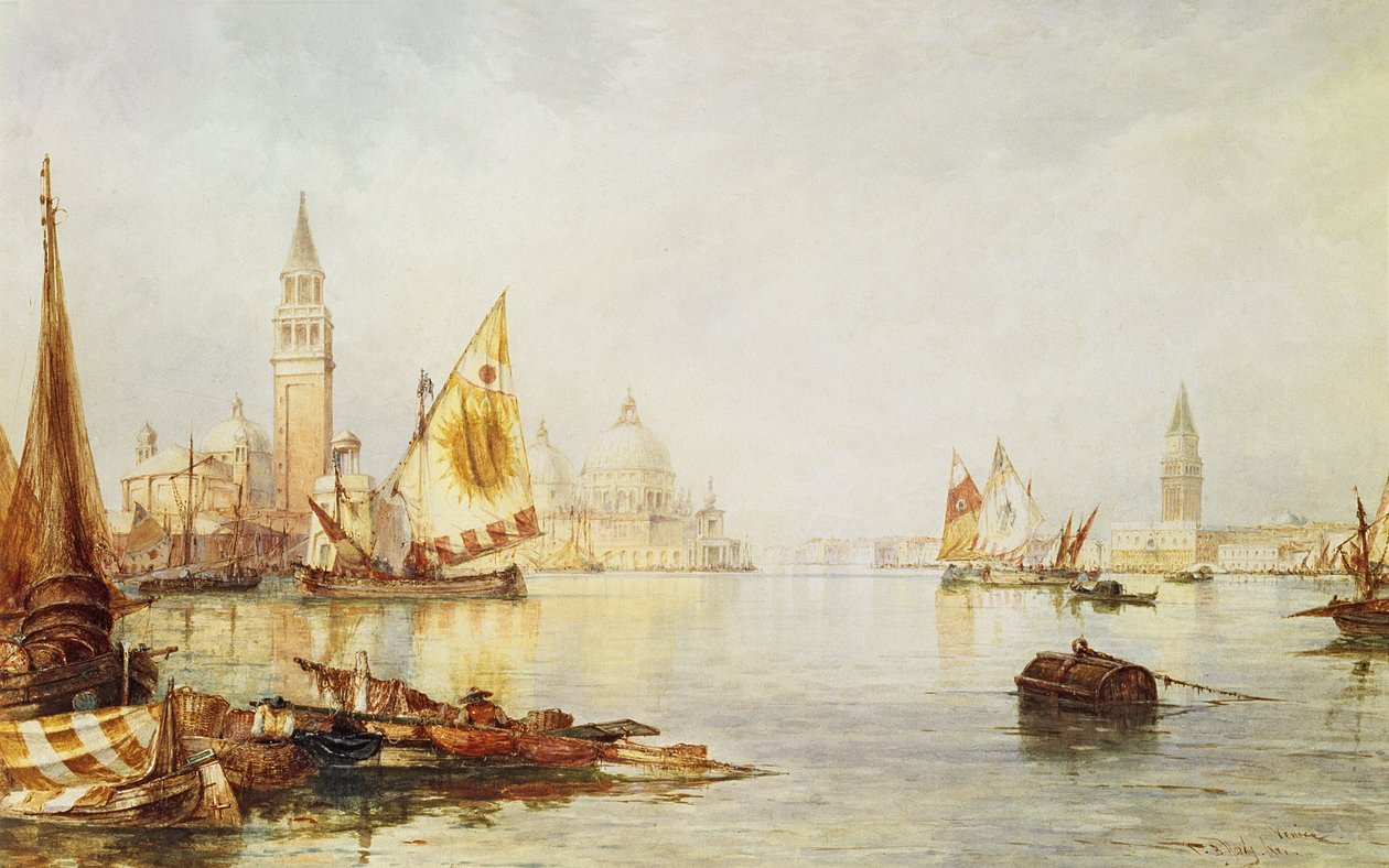 Utsikt over Venezia av C.B. Hardy