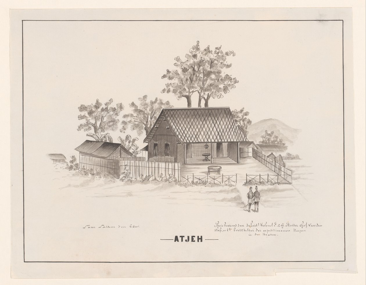Aceh av C.D. Wulf (signed by artist)