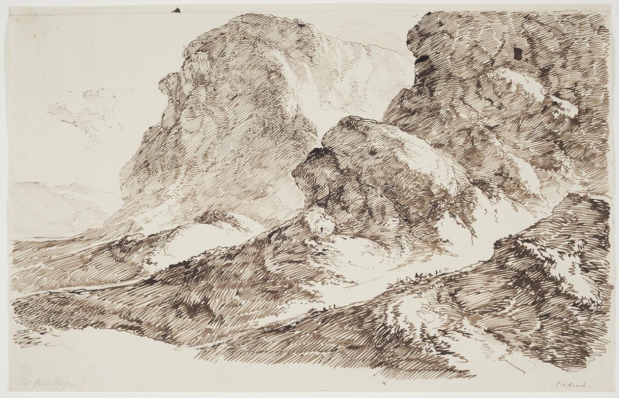Fjelllandskap av C.F. von Rumohr
