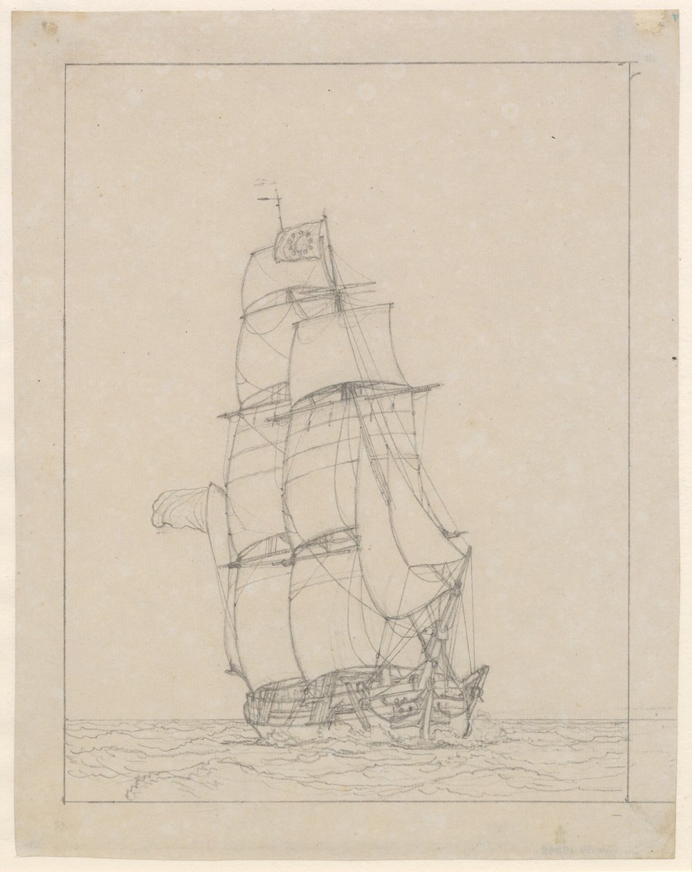 En Brig av Christoffer Wilhelm Eckersberg