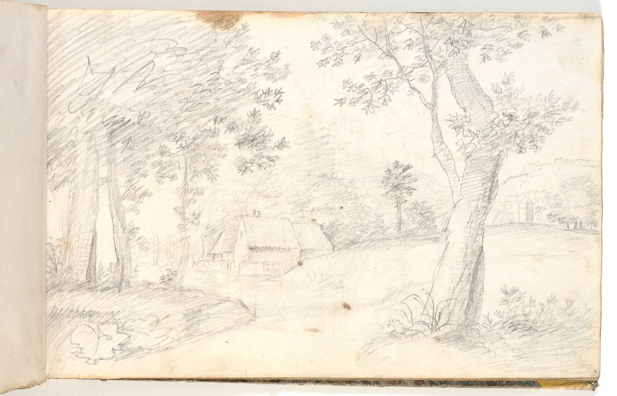 Landskap, etter et grafisk forlag? av Christoffer Wilhelm Eckersberg
