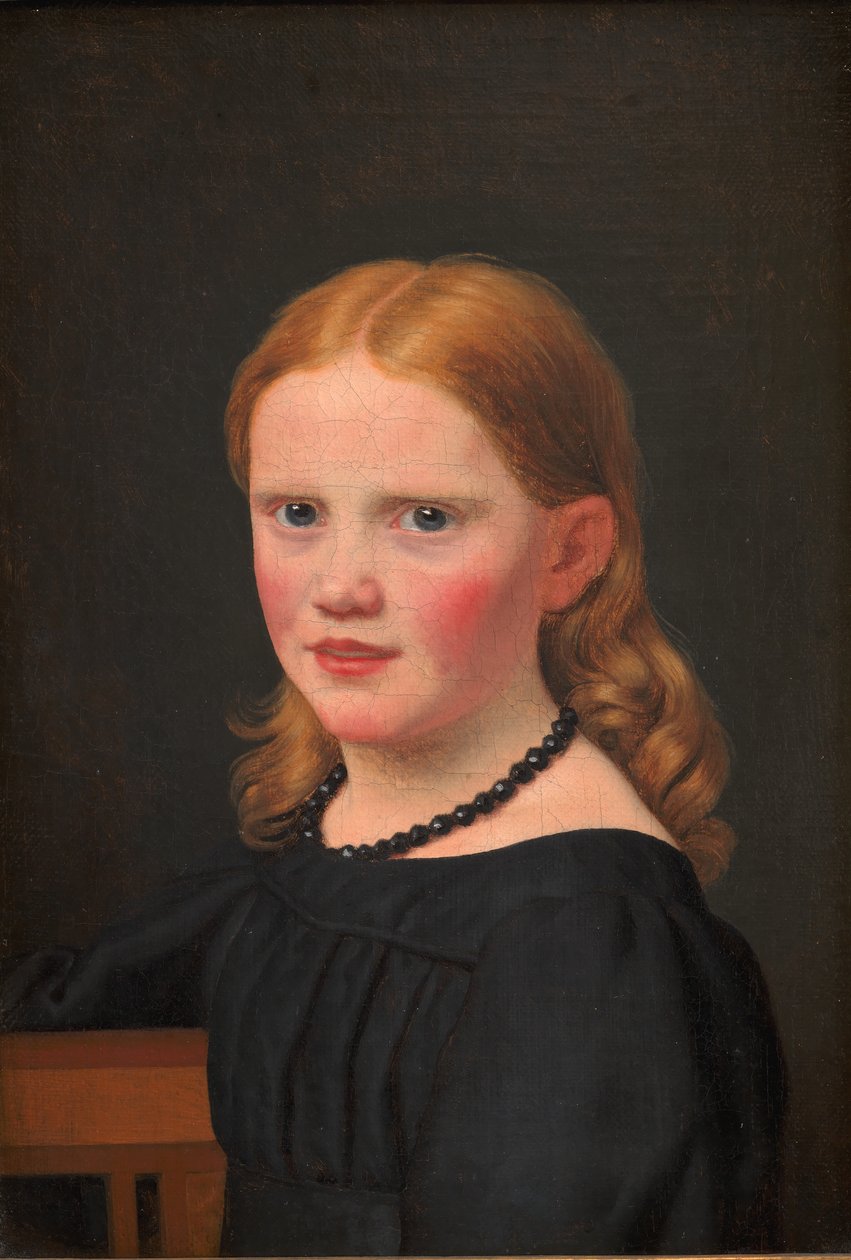 Kunstnerens datter, Emilie av Christoffer Wilhelm Eckersberg
