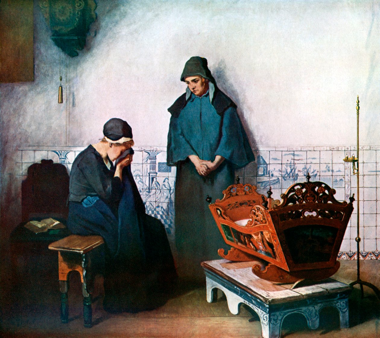 'Den tomme vuggen', 1911-1912 av C Bisschop