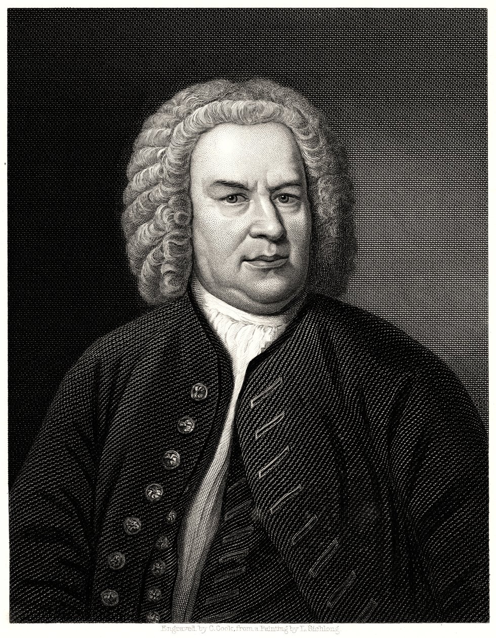 Johann Sebastian Bach, 1800-tallet av C. Cook