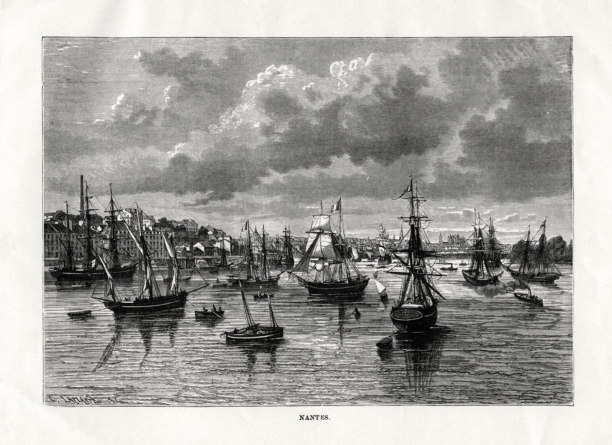 Nantes, Frankrike, 1879 av C. Laplante