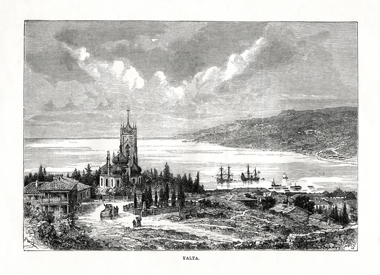 Jalta, Sør-Ukraina, 1879. av C. Laplante