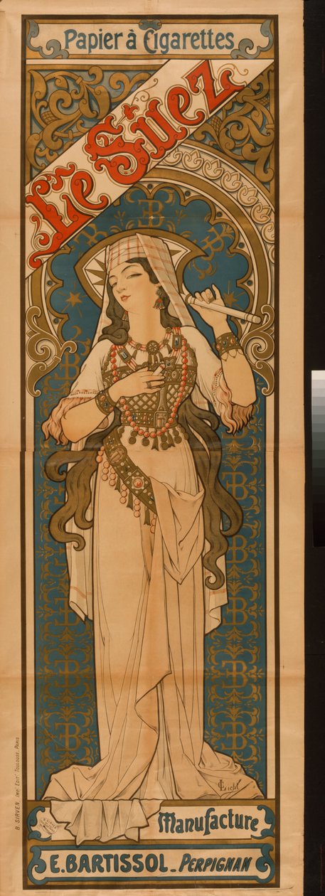 Suez, ca. 1900 (litografi) av C. Licht
