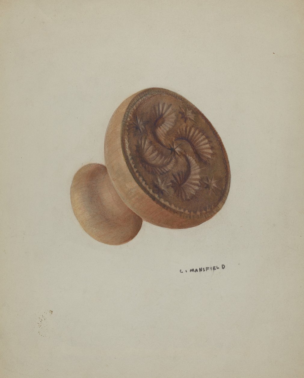 Pa. Tysk Smørform av C. Mansfield