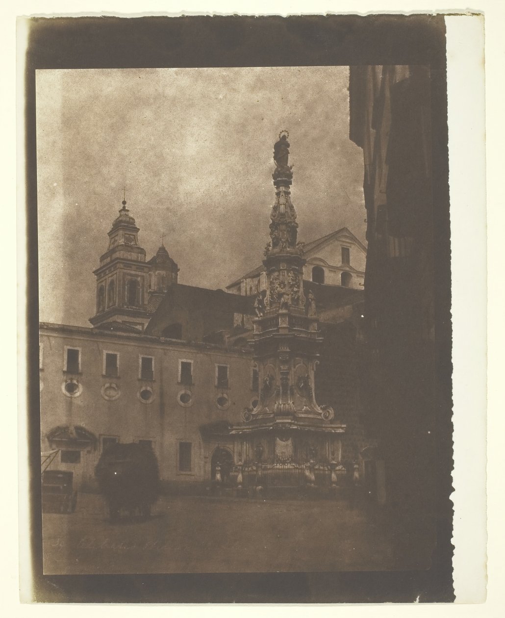 Feiret Obelisk, Napoli, 1846. av Calvert Jones