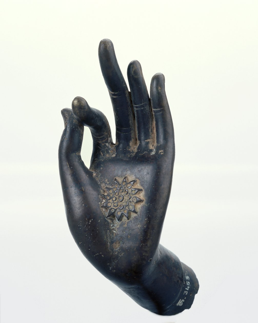 Buddhas hånd (bronse) av Cambodian School