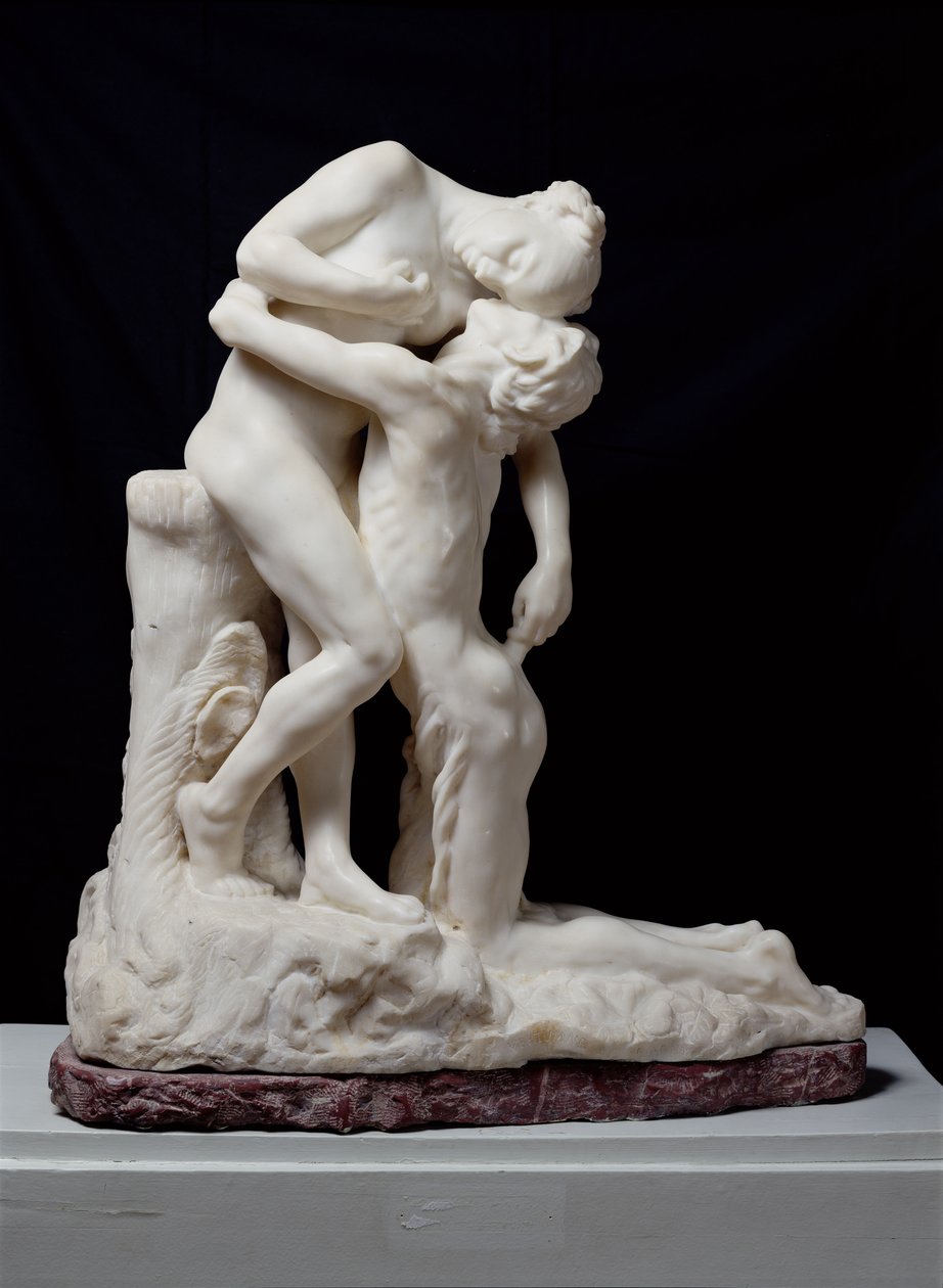 The Abandonment, eller Vertumnus and Pomona, eller Sakountala, 1905 (marmor) (se også 82895) av Camille Claudel