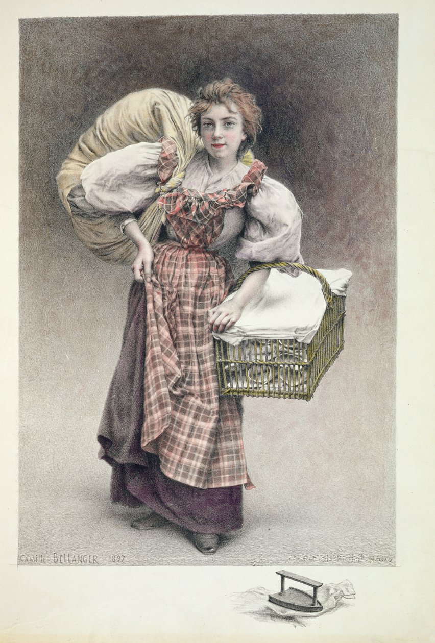 Young Washerwoman, fra 