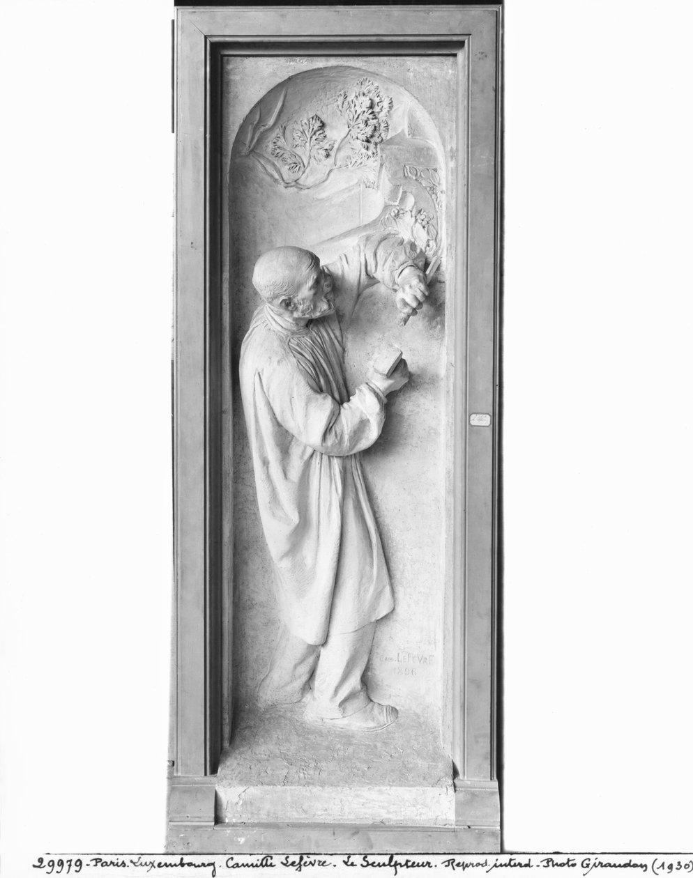 Skulptøren, 1896 (gips) av Camille Lefevre