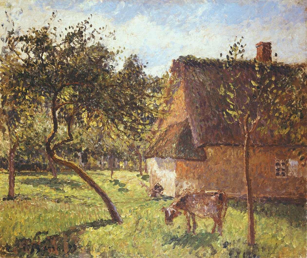 Feltet i Varengeville, 1899 av Camille Jacob Pissarro