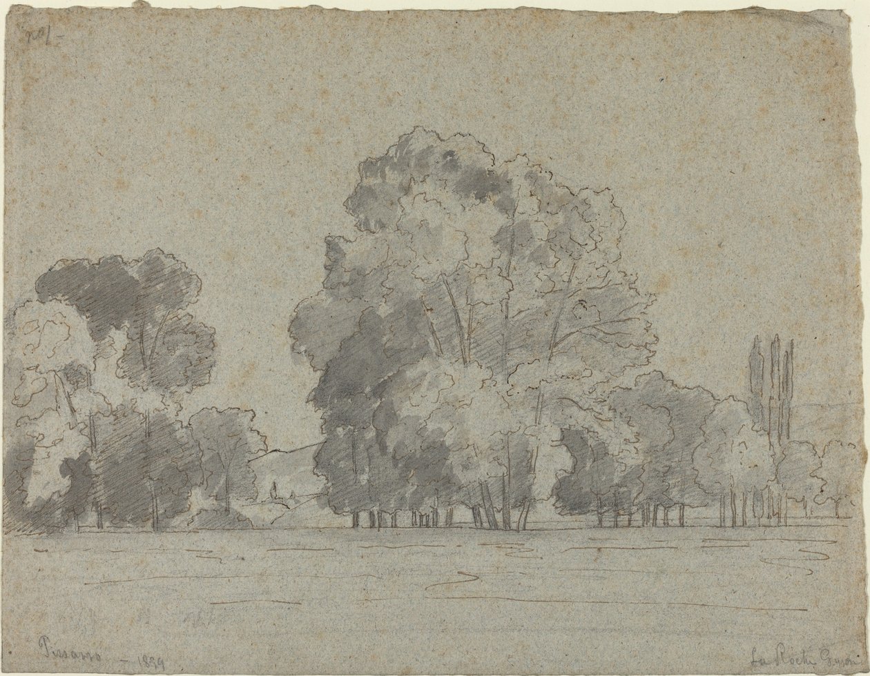 Grove of Trees av Camille Pissarro