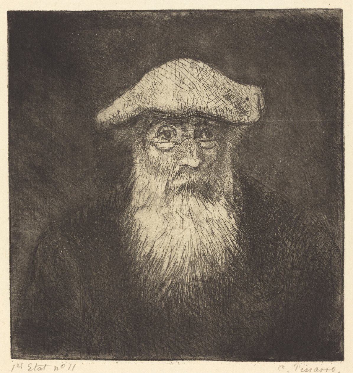 Selvportrett (Camille Pissarro, for seg selv) av Camille Pissarro