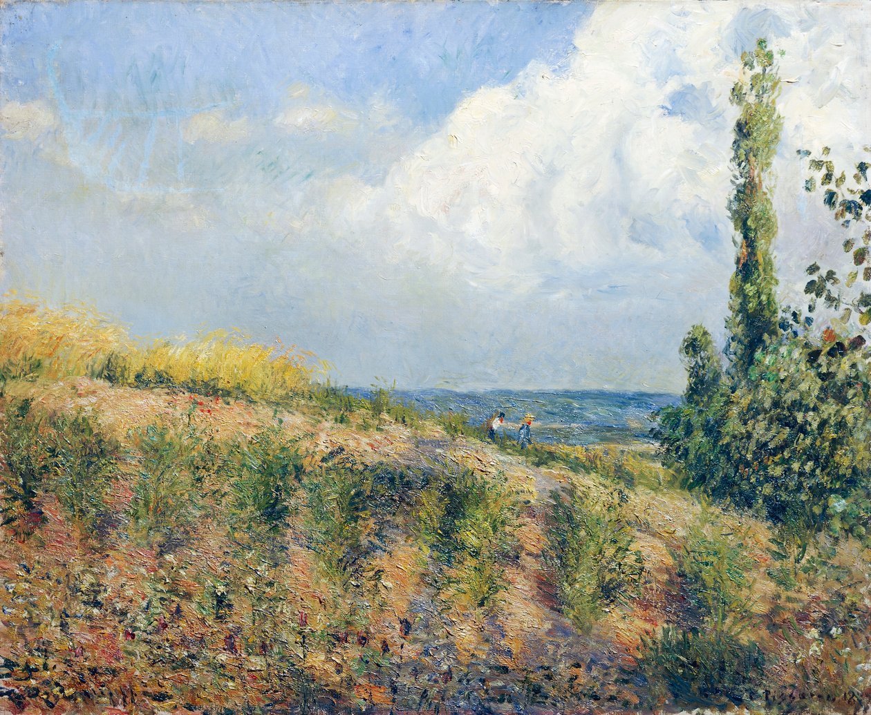 Stormen som nærmer seg, av Camille Pissarro av Camille Pissarro
