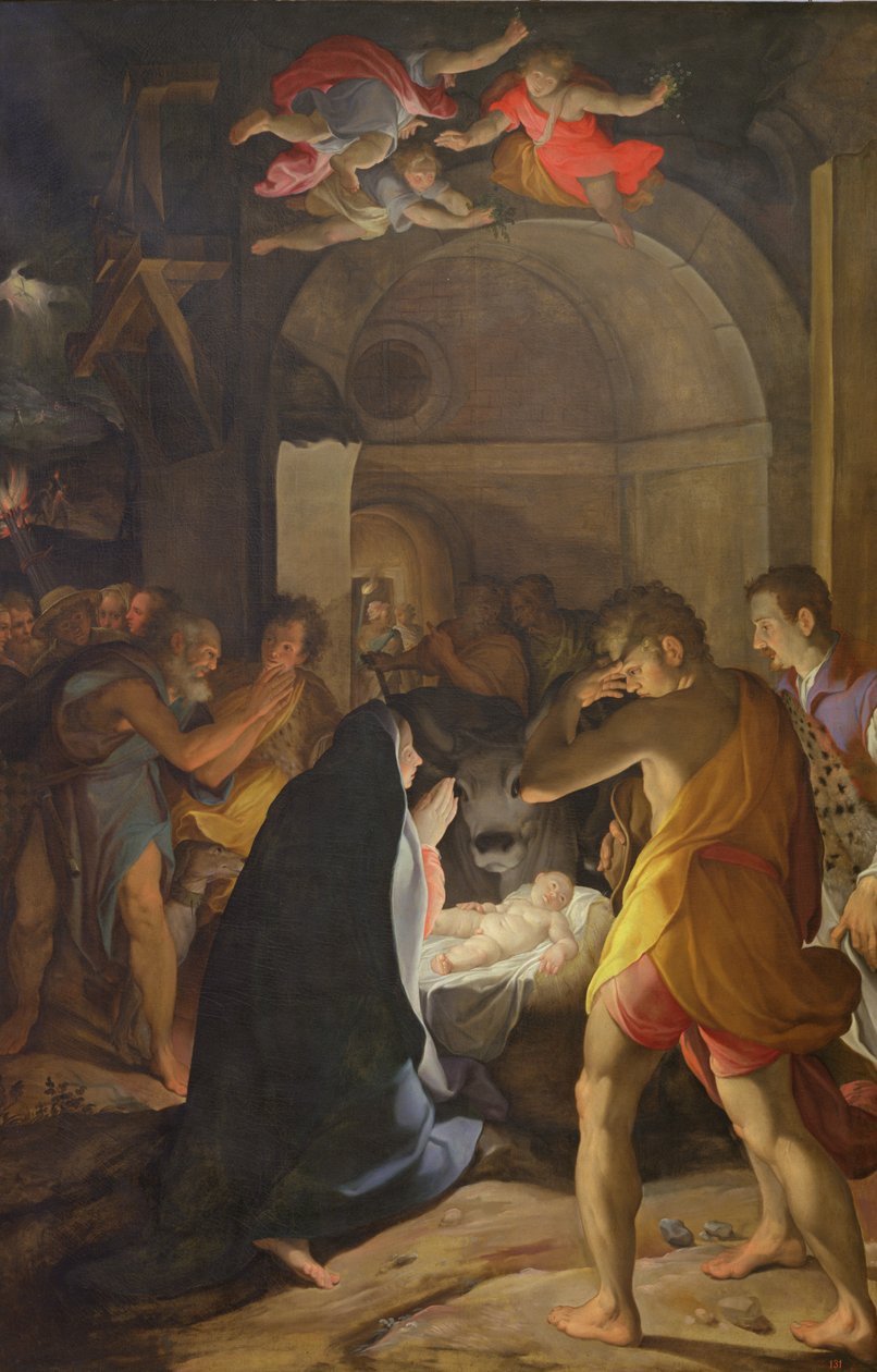 Tilbedelse av hyrdene av Camillo Procaccini