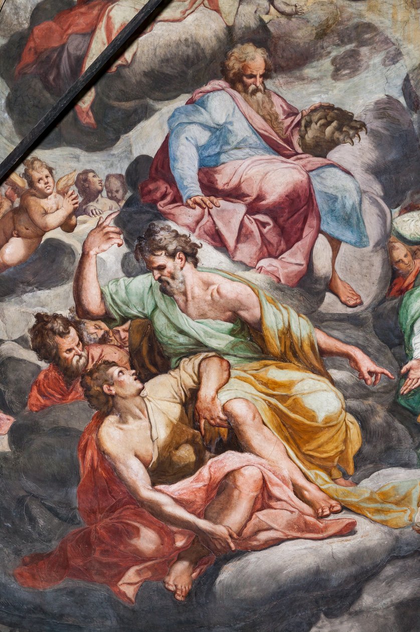 Siste dom, detalj (fresco) av Camillo Procaccini