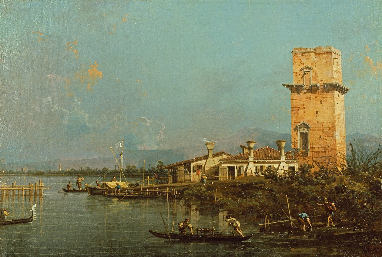 Tårnet i Malghera av Giovanni Antonio Canal