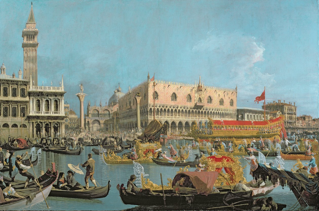 Bucintoro vender tilbake til Molo av Giovanni Antonio Canal