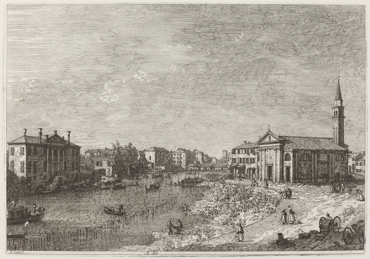 Al Dolo, ca. 17351746. av Canaletto