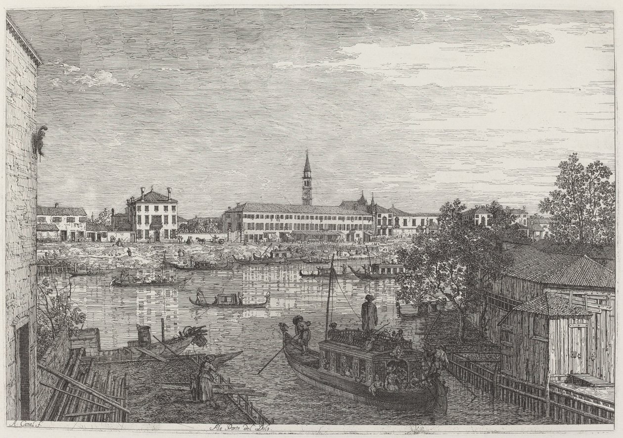 Ale Porte del Dolo, ca. 17351746. av Canaletto