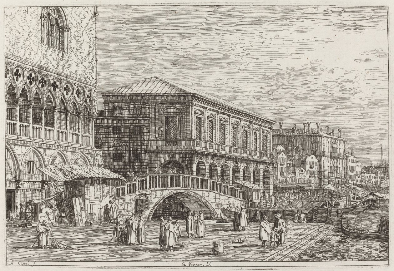 Og Preson. V. [nedre til venstre] av Canaletto