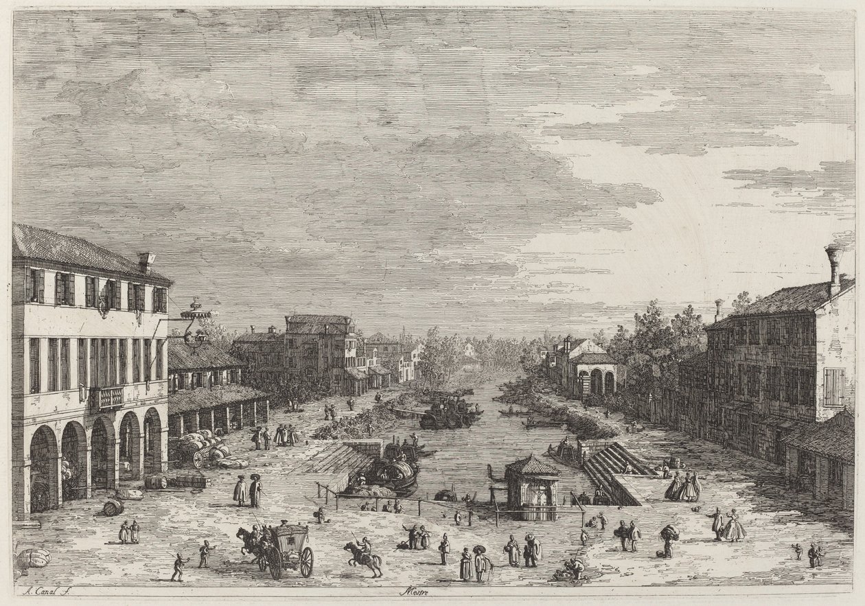 Mester, c. 17351746. av Canaletto