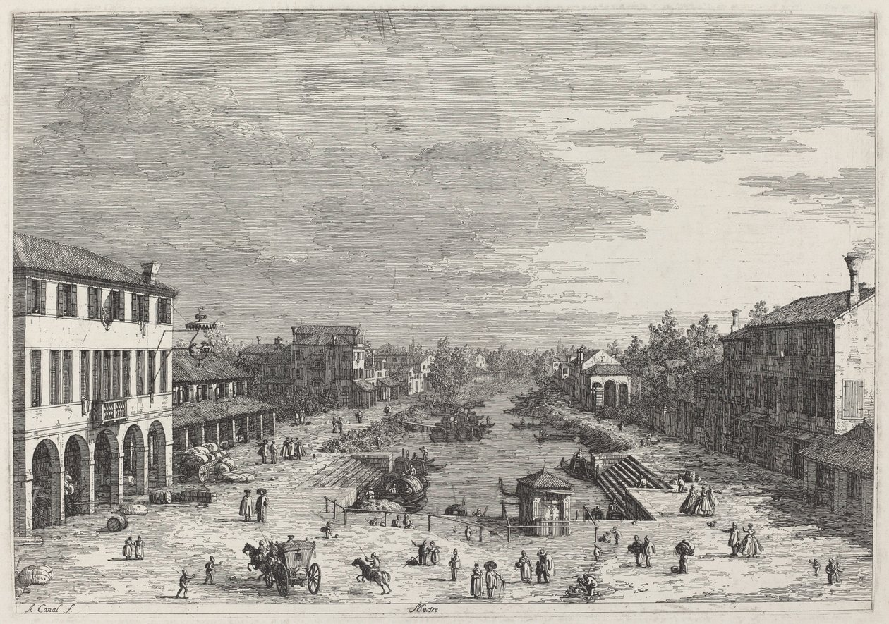 Mester, c. 17351746. av Canaletto