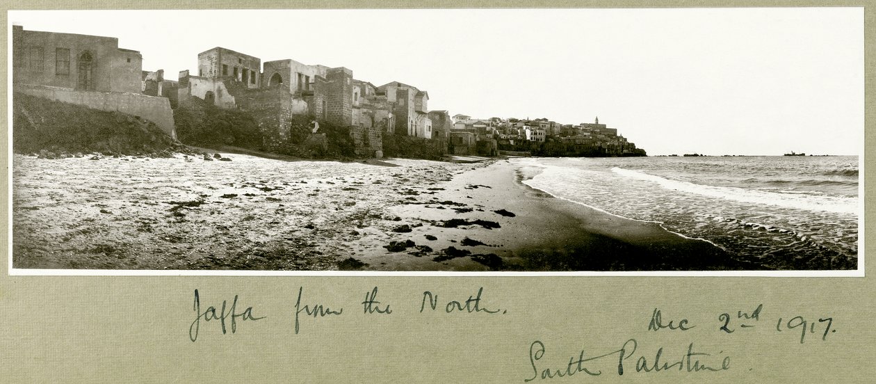 Jaffa fra nord, 2. desember 1917 av Capt. Arthur Rhodes