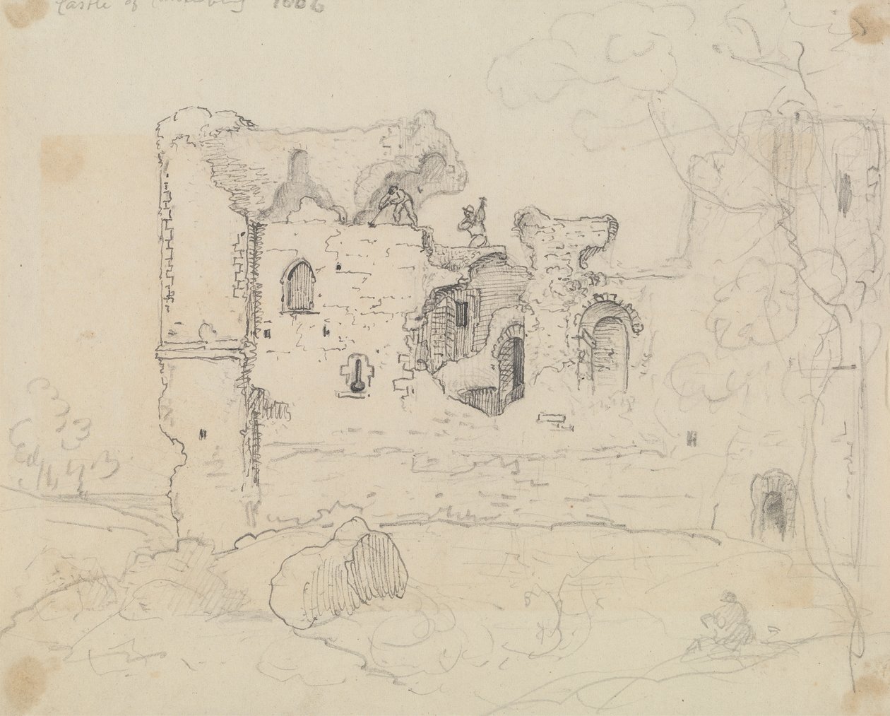 Castle of Canterbury av Capt. Thomas Hastings