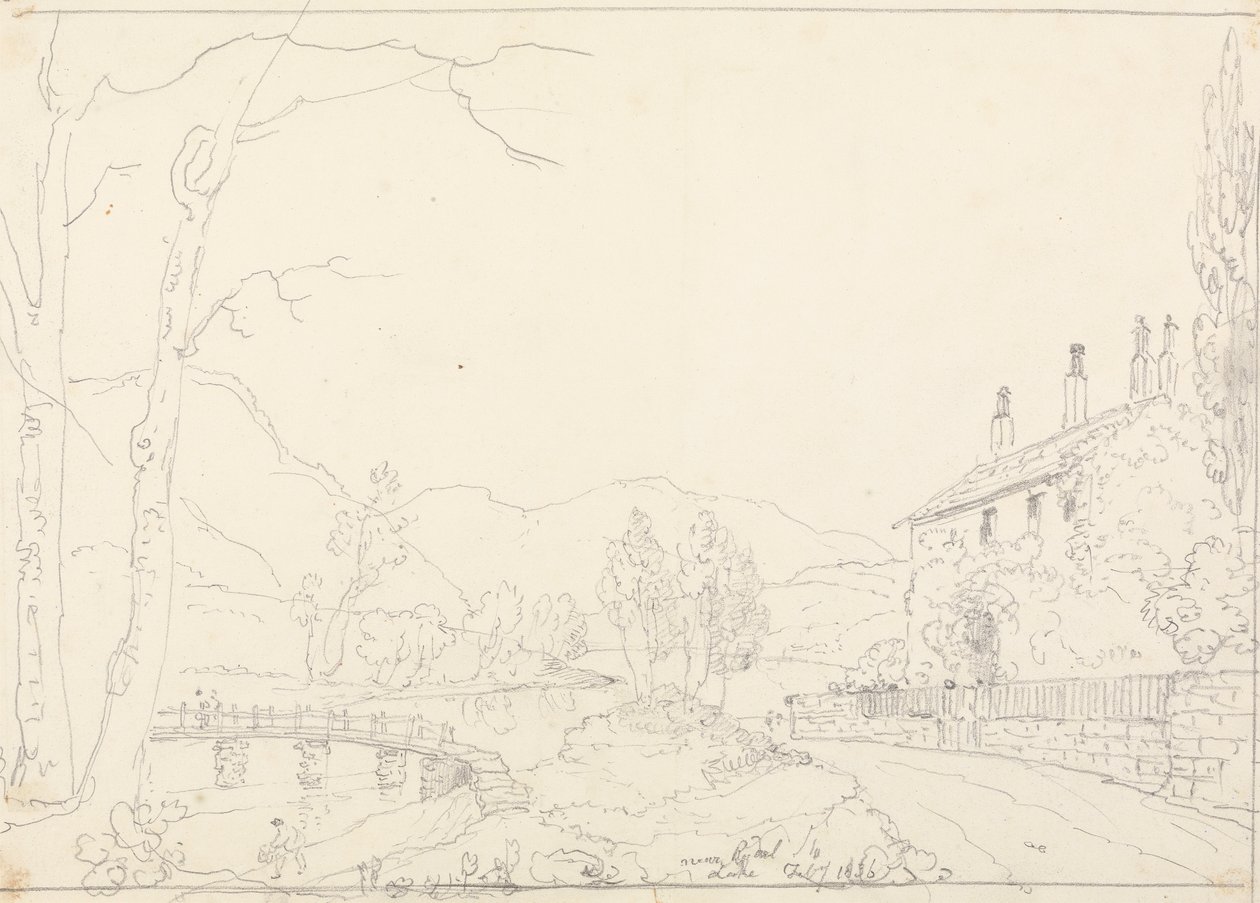 Nær Rydalssjøen, 10. februar 1836 av Capt. Thomas Hastings