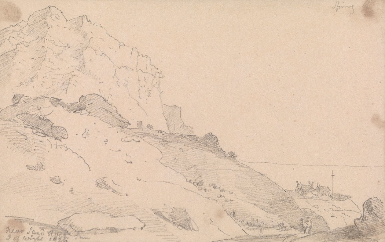 Nær Sandrock Inn, Isle of Wight av Capt. Thomas Hastings