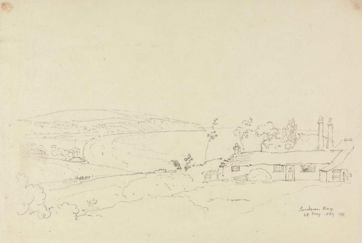 Sandown Bay, Isle of Wight av Capt. Thomas Hastings