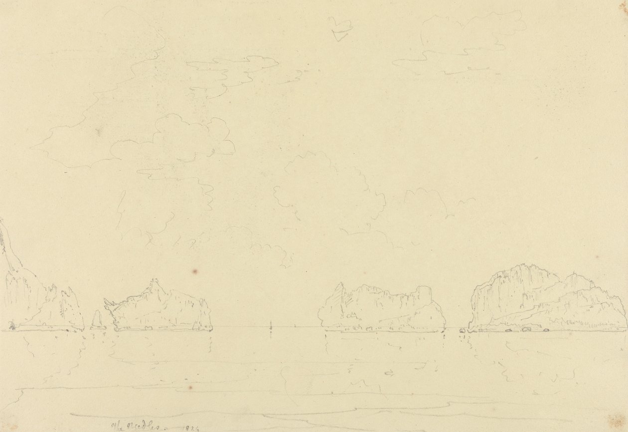 The Needles, Isle of Wight av Capt. Thomas Hastings