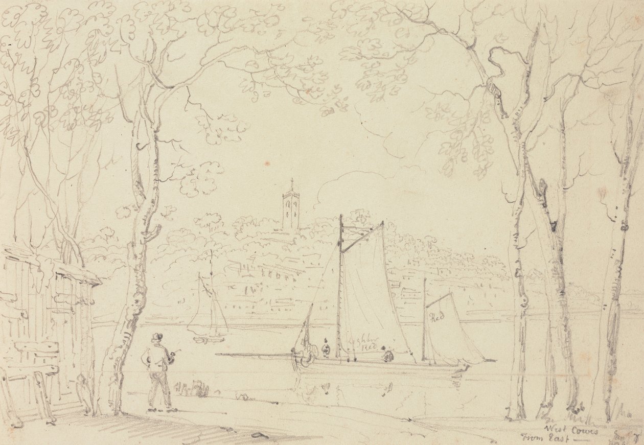 West Cowes, fra øst av Capt. Thomas Hastings