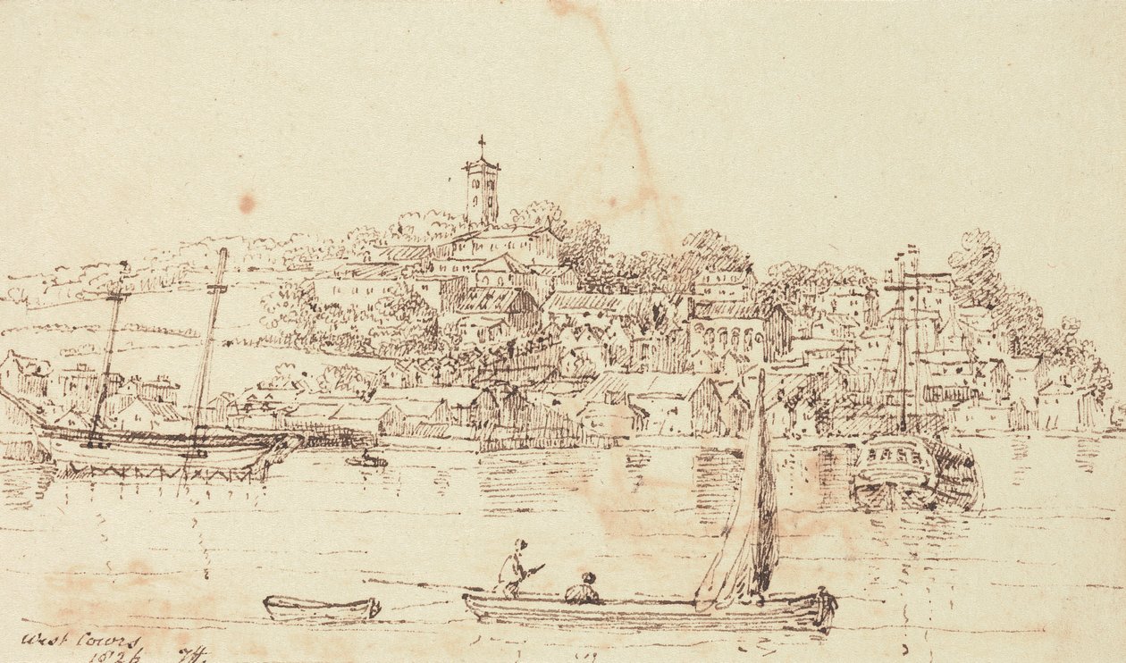 West Cowes, Isle of Wight av Capt. Thomas Hastings