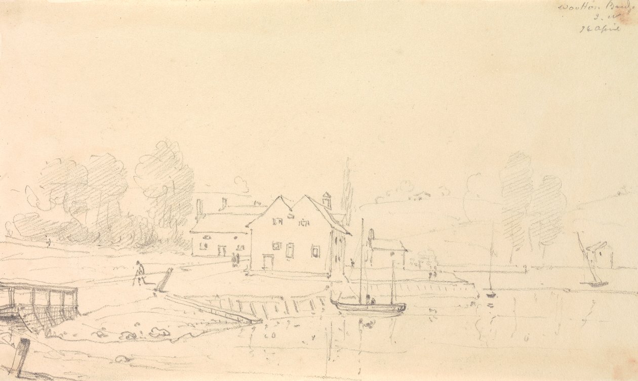 Wootton Bridge, Isle of Wight av Capt. Thomas Hastings