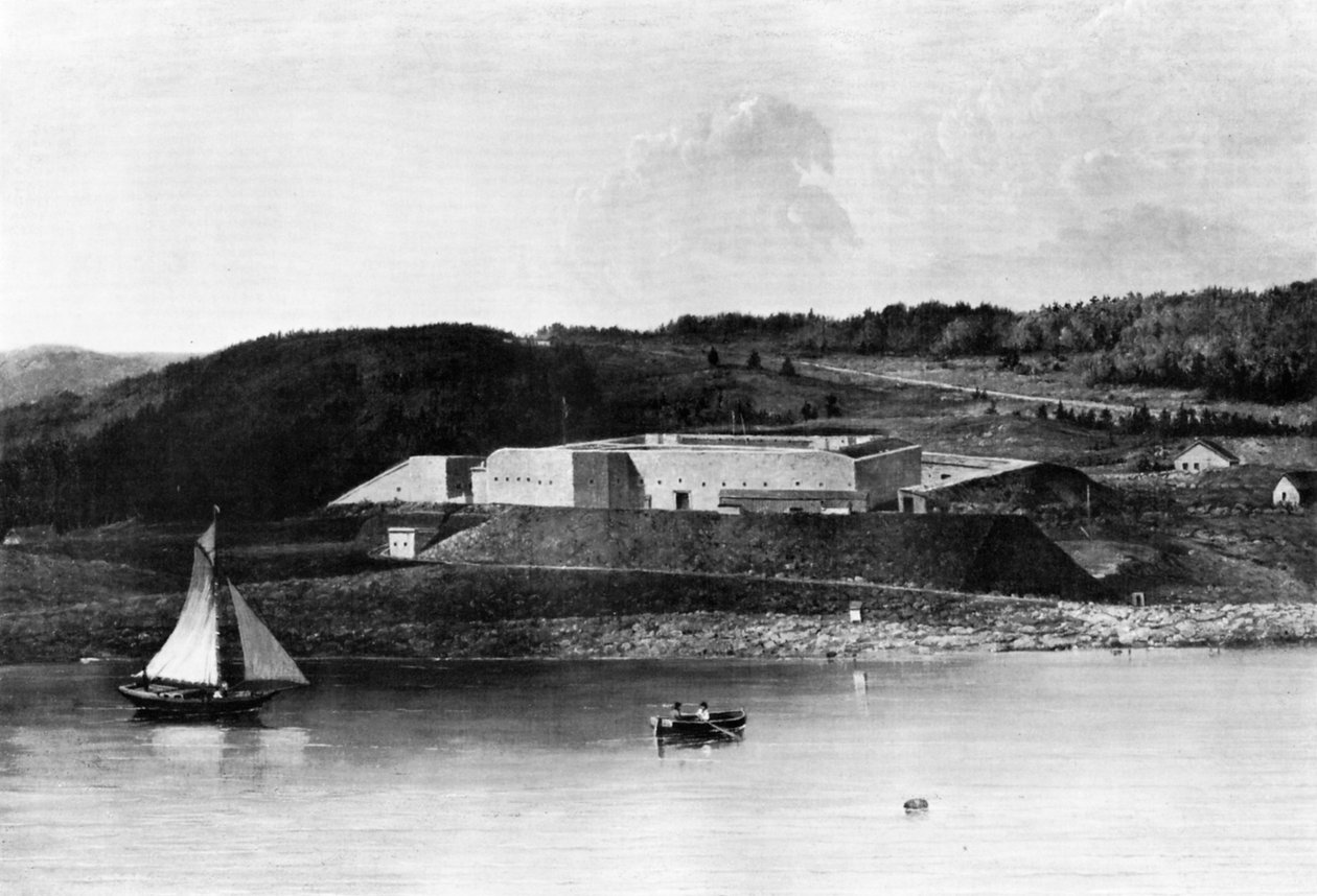 Fort Knox, Maine, 1870-1875. av Captain Seth Eastman