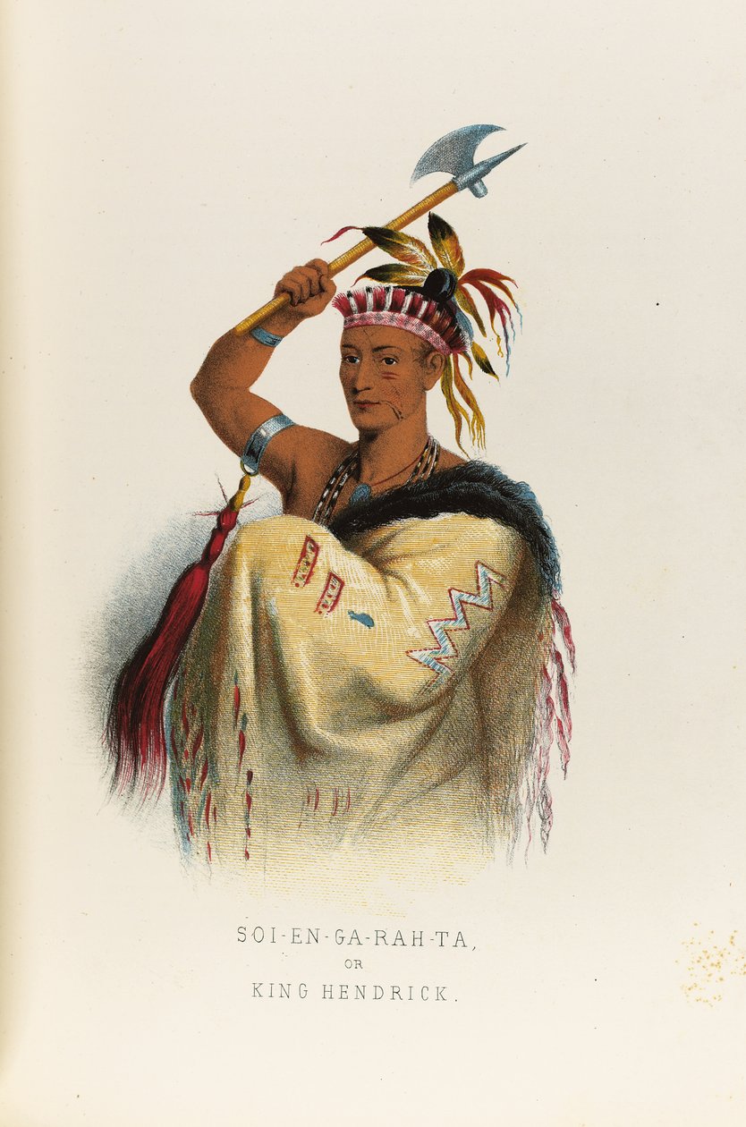 Soi-En-Ga-Rah-Ta eller kong Hendrick, av Captain Seth Eastman